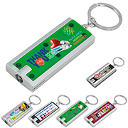 "Akari FC" PhotoImage ® Full Colour Imprint Slim Keyholder Keylight with Bright White LED Light